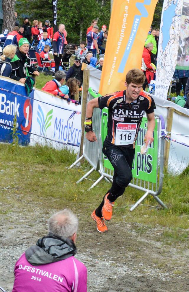 Oppløpet på sprinten. Foto: Inger Lise Uhlen